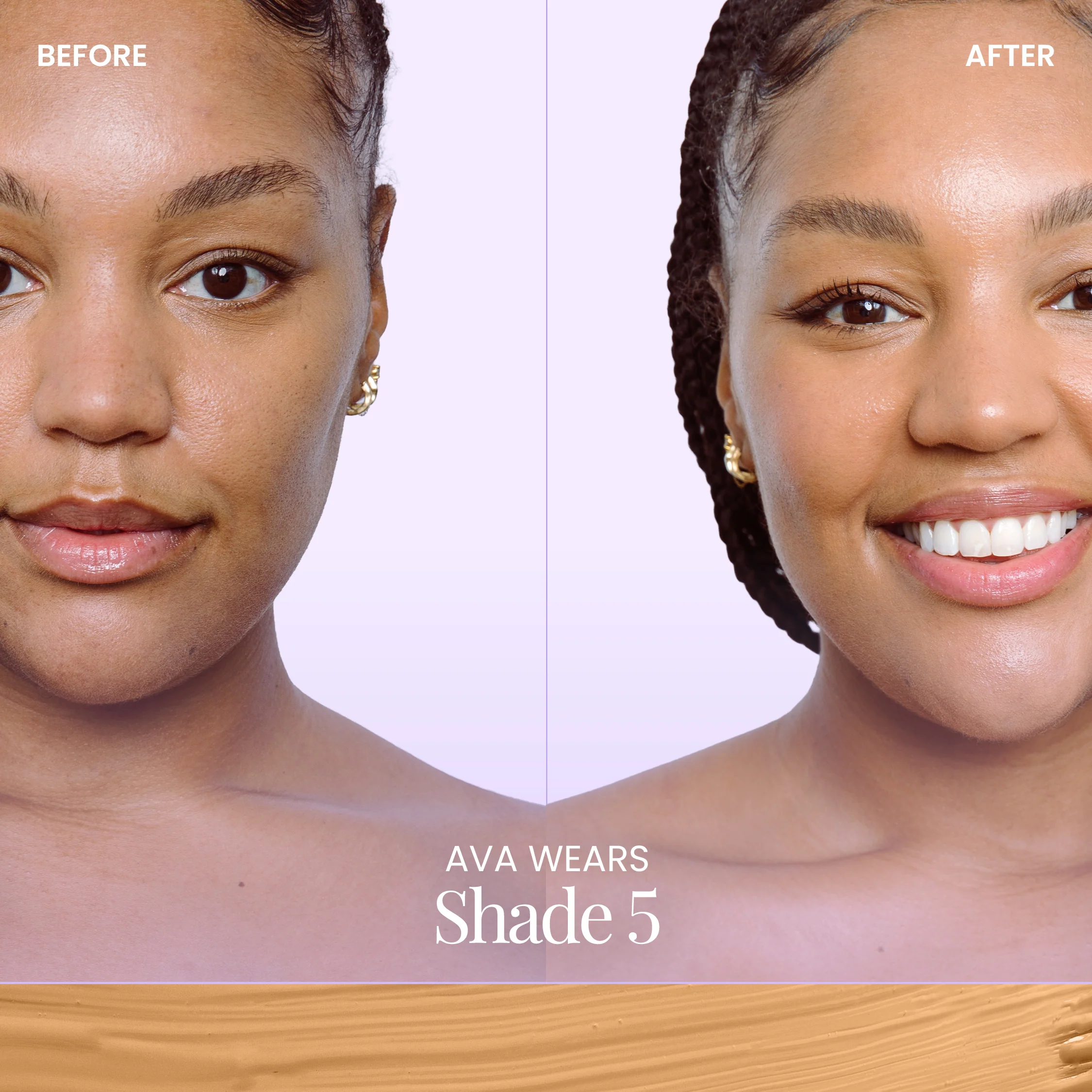 BeautyScreen™ SPF50 Peptide Foundation Tint - 5 Medium Tan Almond - Image 4