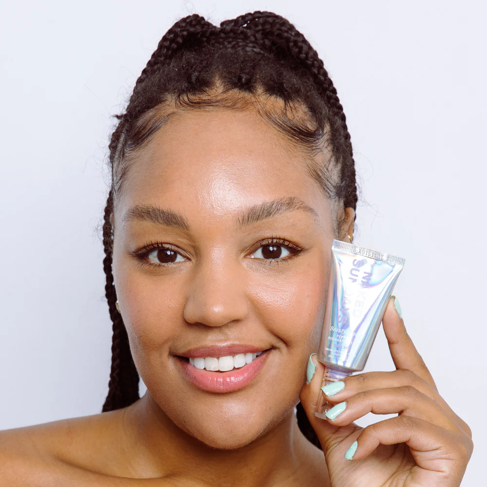 BeautyScreen™ SPF50 Peptide Foundation Tint - 5 Medium Tan Almond - Image 5