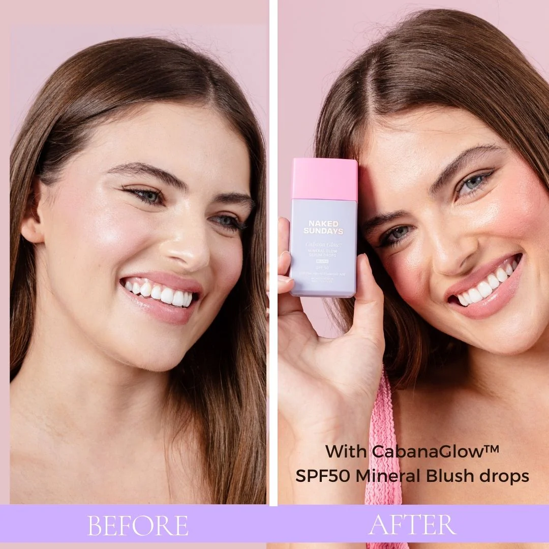 CabanaGlow™ SPF50 Glow Serum Drops - Blush Mini - Image 4