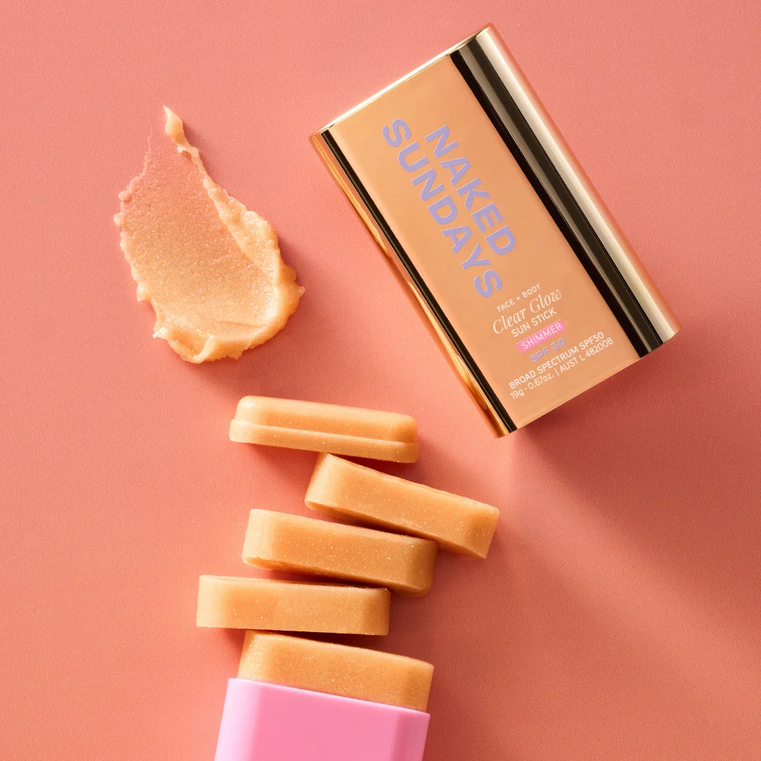 SPF Clear Glow Shimmer Sun Stick - Image 6