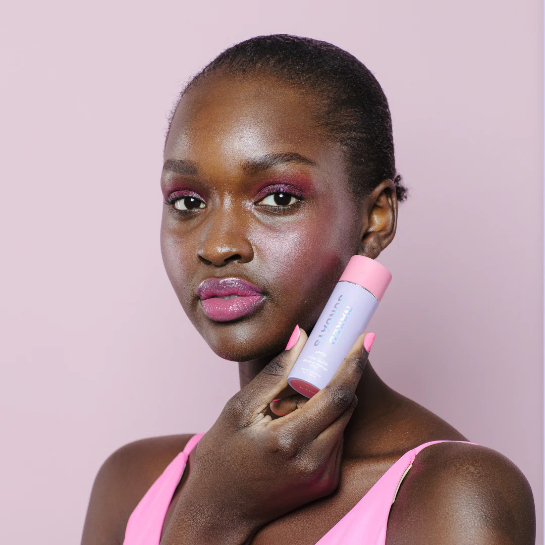 SPF50 GlowBalm Peptide Stick - Pink Pop - Image 5
