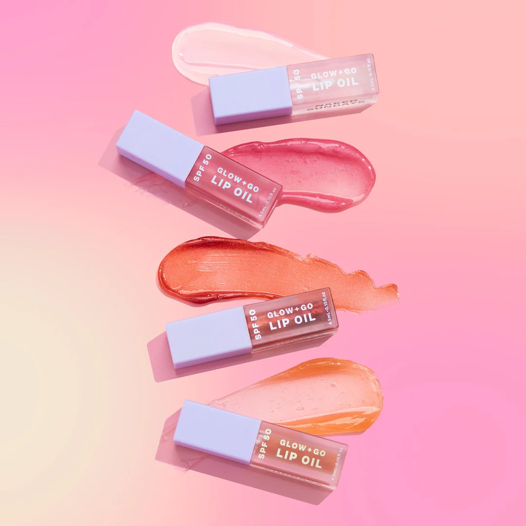 SPF50 Glow + Go Lip Oil in Watermelon - Image 4